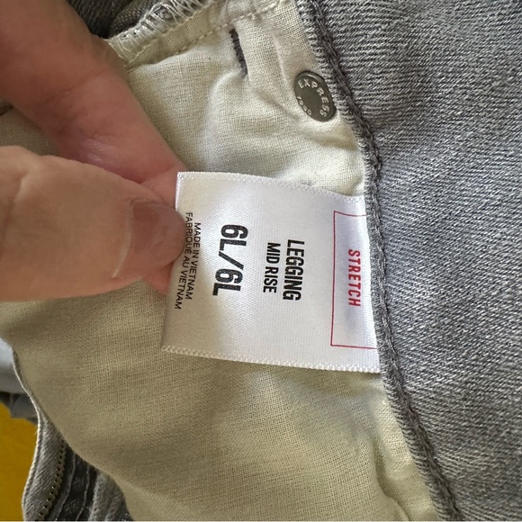 Express Jean Jeggins, stretchy, grey, Sz. 6L - Picture 4 of 6